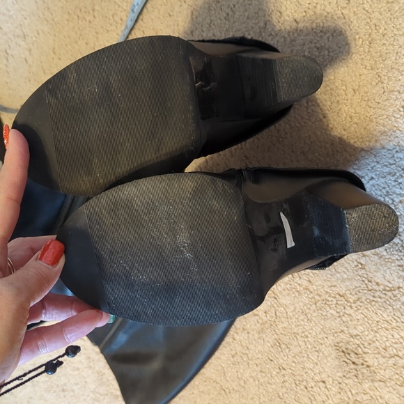 Torrid tall black boots size 10 wide - Picture 8 of 13